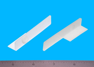 Furniture Slide Glide Natural 1-1/2" X 9/16" X 1/16" w/ 1-1/2" Safety Tab, Pkg of 1000 Furniture Slide Glide Natural 1-1/2" X 9/16" X 1/16" w/ 1-1/2" Safety Tab, Pkg of 1000