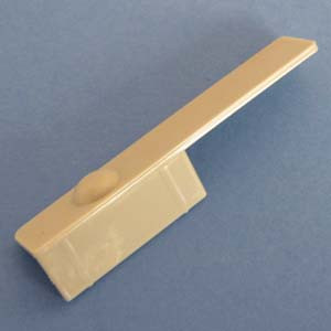 Furniture Slide Glide Almond 1-1/2" X 9/16" X 1/16" w/ 1-1/2" Safety Tab, Pkg of 100 Furniture Slide Glide Almond 1-1/2" X 9/16" X 1/16" w/ 1-1/2" Safety Tab, Pkg of 100