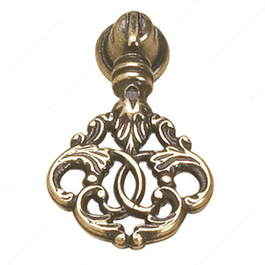 Traditional Brass Pull - 3772, Finish Burnished Brass Traditional Brass Pull - 3772, Finish Burnished Brass