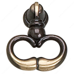 Traditional Brass Pull - 3773, Finish Satin Bronze