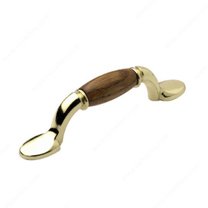 Traditional Metal and Wood Pull - 3801,PRO-PACK 5