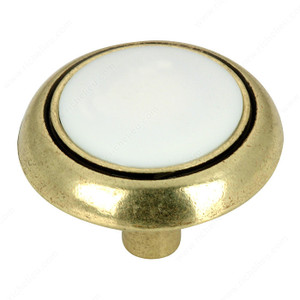 Eclectic Metal and Ceramic Knob - 3816,PRO-PACK 5 Eclectic Metal and Ceramic Knob - 3816,PRO-PACK 5
