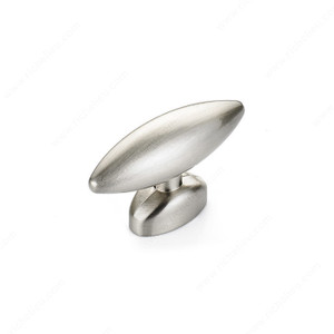 Contemporary Metal Knob - 381, Screw/Nail 8/32 (Not Included) PRO-PACK 3