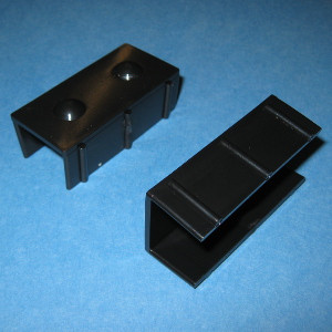 Slide Glide 2-1/2" X 1" Black, Pkg of 100