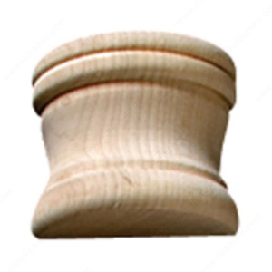 Half Capital, Species Oak, Width 1 15/16 in, Diameter 1 15/16 in Half Capital, Species Oak, Width 1 15/16 in, Diameter 1 15/16 in
