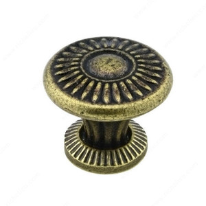 Traditional Cast Iron Knob - 3888, Finish English Bronze, Diameter - Overall Dimensions 38 mm, Projection - Overall Dimensions 25 mm Traditional Cast Iron Knob - 3888, Finish English Bronze, Diameter - Overall Dimensions 38 mm, Projection - Overall Dimensions 25 mm