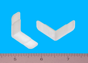Drawer Glide Natural 5/8" X 5/8" X 1/2" with 5/16" staple tabs, Bag of 4 Drawer Glide Natural 5/8" X 5/8" X 1/2" with 5/16" staple tabs, Bag of 4