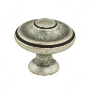 Transitional Metal Knob - 4080, Finish Faux Iron Transitional Metal Knob - 4080, Finish Faux Iron