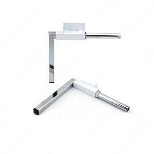 Folding Legs, Height 200 mm, Finish Zinc (2G) / White (30) Folding Legs, Height 200 mm, Finish Zinc (2G) / White (30)
