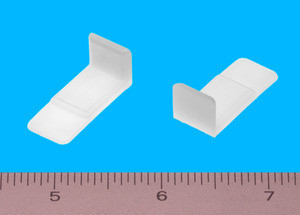 Drawer Glide Natural 3/8" X 5/8" X 1/2" w/ 5/16" Staple Tab, Pkg of 250