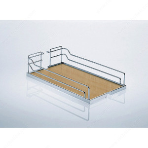 Arena Baskets for Dispensa and Dispensa Swing Systems, Width Min. 262 mm, Finish Chrome / Maple, Product Dimension - Width 250 mm Arena Baskets for Dispensa and Dispensa Swing Systems, Width Min. 262 mm, Finish Chrome / Maple, Product Dimension - Width 250 mm