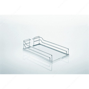 Arena Baskets for Dispensa and Dispensa Swing Systems, Width 562 mm, Finish Gray/Chrome, Product Dimension - Width 550 mm Arena Baskets for Dispensa and Dispensa Swing Systems, Width 562 mm, Finish Gray/Chrome, Product Dimension - Width 550 mm