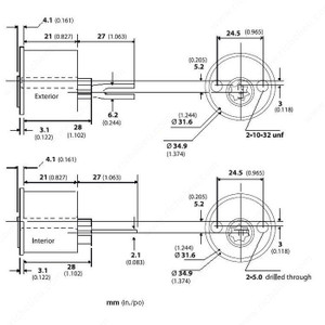 Double Cylinder for Deadbolt - 4400, Finish PVD Polished Nickel