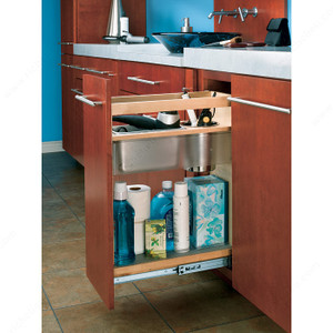 Vanity Base Organizer, Height Min. 25 5/8 in, Height 25 5/8 in, Soft-Closing Mechanism Without Vanity Base Organizer, Height Min. 25 5/8 in, Height 25 5/8 in, Soft-Closing Mechanism Without