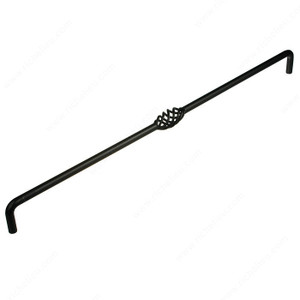 Traditional Metal Pull - 4486, Finish Matte Black