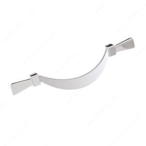 Transitional Metal Pull - 4500, Center to Center 96 mm, Finish Chrome, Projection - Overall Dimensions 25 mm Transitional Metal Pull - 4500, Center to Center 96 mm, Finish Chrome, Projection - Overall Dimensions 25 mm