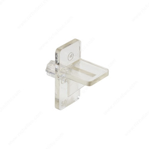 Plastic Shelf Pin, Drilling Diameter 1/4 in, Finish Clear Plastic Shelf Pin, Drilling Diameter 1/4 in, Finish Clear