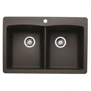 Blanco Sink - Diamond 2, Dual mount, Finish Cafe Blanco Sink - Diamond 2, Dual mount, Finish Cafe