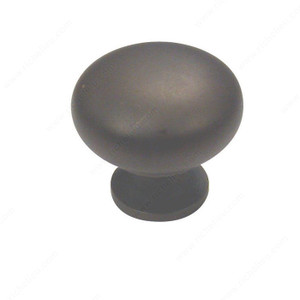 Traditional Brass Knob - 4923, Finish Oil-Rubbed Bronze, Screw/Nail 8/32 (Not Included) PRO-PACK 2