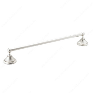 Towel Bar - Empire Collection, Length - Overall Dimensions 513 mm, Center-to-Center 444 mm Towel Bar - Empire Collection, Length - Overall Dimensions 513 mm, Center-to-Center 444 mm