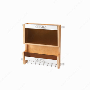 Door-Mounting Mail Cabinet, Finish Maple Door-Mounting Mail Cabinet, Finish Maple
