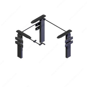 Hiker Gable Mount Crank Adjustable Legs System, Adjustable with crank, Number of Legs 3 Hiker Gable Mount Crank Adjustable Legs System, Adjustable with crank, Number of Legs 3