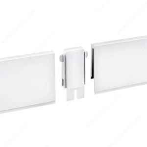 Profile and Connector Set for Banio, Finish White Profile and Connector Set for Banio, Finish White