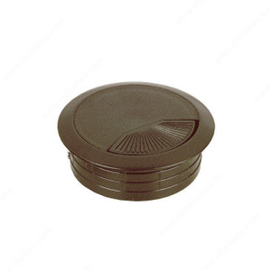Round Cable Grommet, Bore Hole 50 mm, Finish Brown, Diameter - Overall Dimensions 62 mm PRO-PACK 3 Round Cable Grommet, Bore Hole 50 mm, Finish Brown, Diameter - Overall Dimensions 62 mm PRO-PACK 3