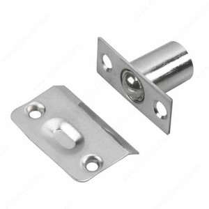 Adjustable Ball Catch, Color/Finish Brushed Chrome, Collection Door Hardware PRO-PACK 2 Adjustable Ball Catch, Color/Finish Brushed Chrome, Collection Door Hardware PRO-PACK 2