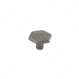 Transitional Metal Knob - 5078, Finish Black Nickel Transitional Metal Knob - 5078, Finish Black Nickel