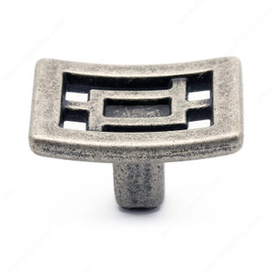 Transitional Metal Knob - 5086, Finish Faux Iron Transitional Metal Knob - 5086, Finish Faux Iron