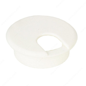 Round Grommet, Bore Hole 44.8 mm, Finish White, Diameter - Overall Dimensions 51.2 mm PRO-PACK 3 Round Grommet, Bore Hole 44.8 mm, Finish White, Diameter - Overall Dimensions 51.2 mm PRO-PACK 3