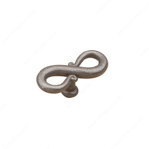 Traditional Metal Knob - 51202, Finish Natural Iron Traditional Metal Knob - 51202, Finish Natural Iron