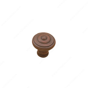 Traditional Metal Knob - 5120, Finish Antique Rust Traditional Metal Knob - 5120, Finish Antique Rust