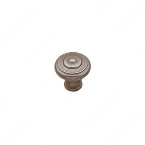 Traditional Metal Knob - 5120, Finish Natural Iron Traditional Metal Knob - 5120, Finish Natural Iron