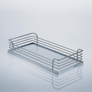 Arena Basket for Base Cabinet Sliding System, Finish Grey / Chrome, Width Min. 145 mm, Width 110 mm Arena Basket for Base Cabinet Sliding System, Finish Grey / Chrome, Width Min. 145 mm, Width 110 mm