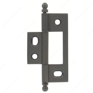 Solid Brass Colonial Hinge - Non-Mortise, Finish Antique Brass, Style Minaret Tip Solid Brass Colonial Hinge - Non-Mortise, Finish Antique Brass, Style Minaret Tip