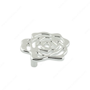 Metal Flower Knob - 5163, Finish Nickel, Diameter - Overall Dimensions 60 mm, Width - Overall Dimensions 60 mm Metal Flower Knob - 5163, Finish Nickel, Diameter - Overall Dimensions 60 mm, Width - Overall Dimensions 60 mm