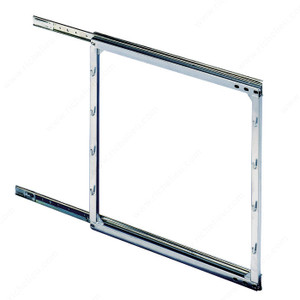 Full-Extension Cabinet Pull-Out Frame, Area of Activity Food Storage / Storage / Cleaning / Preparation, Finish Grey, Depth Min. 500 mm, Height Min. 670 mm Full-Extension Cabinet Pull-Out Frame, Area of Activity Food Storage / Storage / Cleaning / Preparation, Finish Grey, Depth Min. 500 mm, Height Min. 670 mm