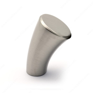 Contemporary Metal Knob - 5183, Finish Brushed Nickel