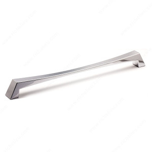 Contemporary Metal Pull - 5187, Center to Center 320 mm, Finish Chrome, Projection - Overall Dimensions 34 mm