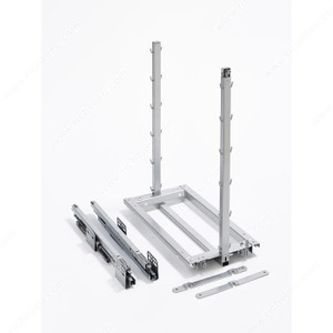 Dispensa Junior III Kits, Base cabinet pull out Frames, Width 250 mm, Width Min. 262 mm Dispensa Junior III Kits, Base cabinet pull out Frames, Width 250 mm, Width Min. 262 mm