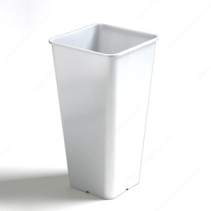 Bins for Practico System, Solutions Base Cabinets / Under-Sink Cabinets / Wastebins and Recycling Centers, Total Capacity 15 l, Depth 9 3/8 in, Finish White Bins for Practico System, Solutions Base Cabinets / Under-Sink Cabinets / Wastebins and Recycling Centers, Total Capacity 15 l, Depth 9 3/8 in, Finish White