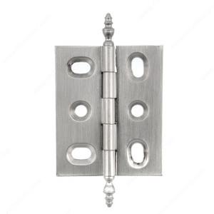 Classic Brass Butt Hinge - 53101, Color/Finish Brushed Nickel, Finish Number 195 Classic Brass Butt Hinge - 53101, Color/Finish Brushed Nickel, Finish Number 195