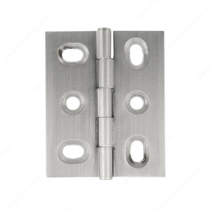 Classic Brass Butt Hinge - 53103, Color/Finish Brushed Nickel, Finish Number 195 Classic Brass Butt Hinge - 53103, Color/Finish Brushed Nickel, Finish Number 195