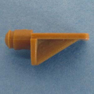 Shelf Support 1/2" - 5mm peg, Tan, Bag of 1000