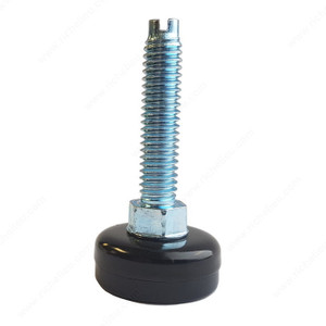 Leveler, Base diameter 1 in, Threaded Stem 5/16" - 18, Stem Length 1 3/8 in, Height - Overall Dimensions 2 in PRO-PACK 5