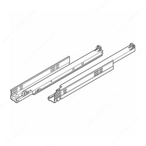 Single Extension US Runner System for Face Frame Cabinets, Mounting Type For 3/4" drawer sides, Slide Length 457 mm Single Extension US Runner System for Face Frame Cabinets, Mounting Type For 3/4" drawer sides, Slide Length 457 mm
