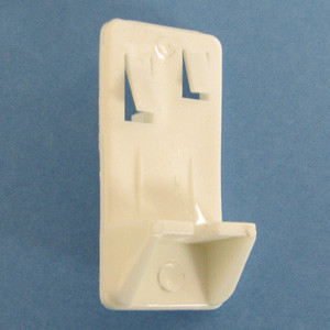 Shelf Support Dual Locking 3/4" or 1" - 5mm pegs White, Pkg of 10 #32201