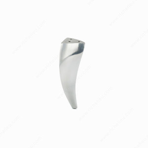 203 mm (8'') - Aluminum Furniture Leg - 56001, Screw- in leg, Finish Polished Aluminum 203 mm (8'') - Aluminum Furniture Leg - 56001, Screw- in leg, Finish Polished Aluminum